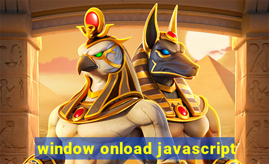 window onload javascript